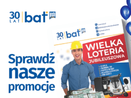 30 lecie Bat promocje gazetka promocyjna materiały budowlane